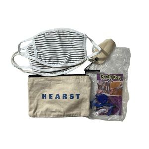 Sanitary Set includes 3 masks, Kooty Key and carrier Zippered Pouch